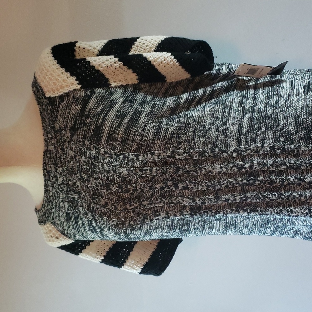 Knit Black and White Dress Sz. 1x NWT